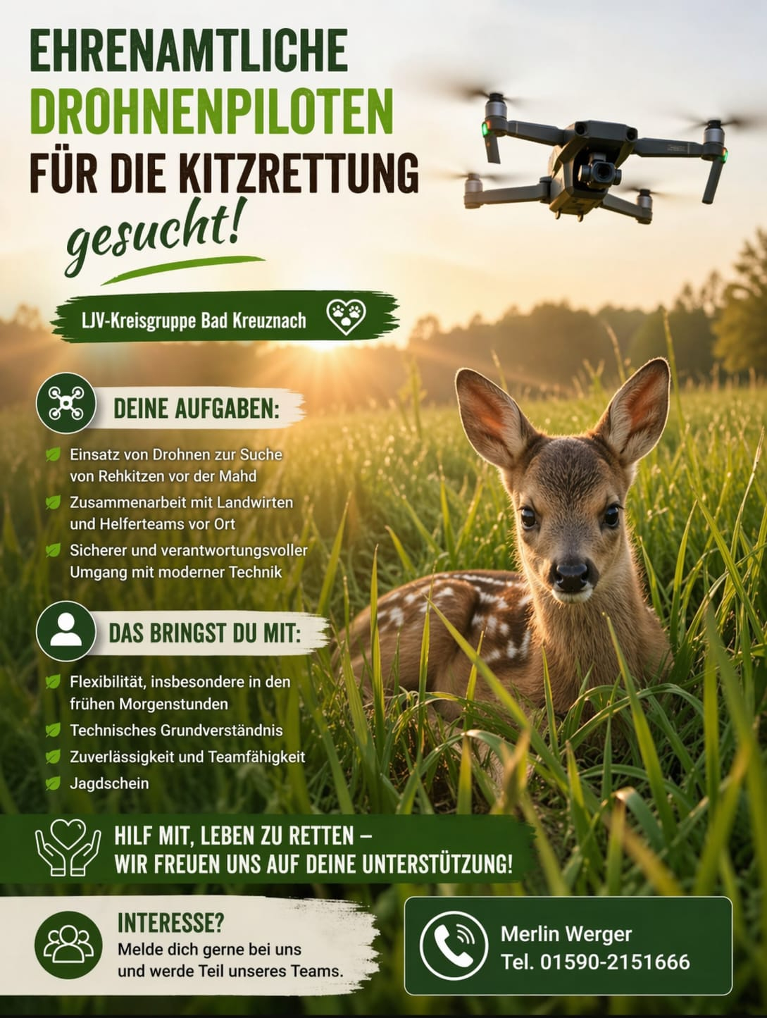 Drohnenpiloten gesucht